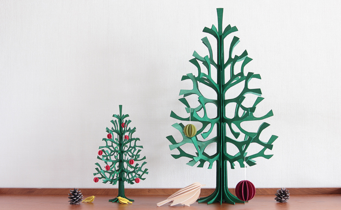 Loviのクリスマスツリー（グリーン）大きさ比較