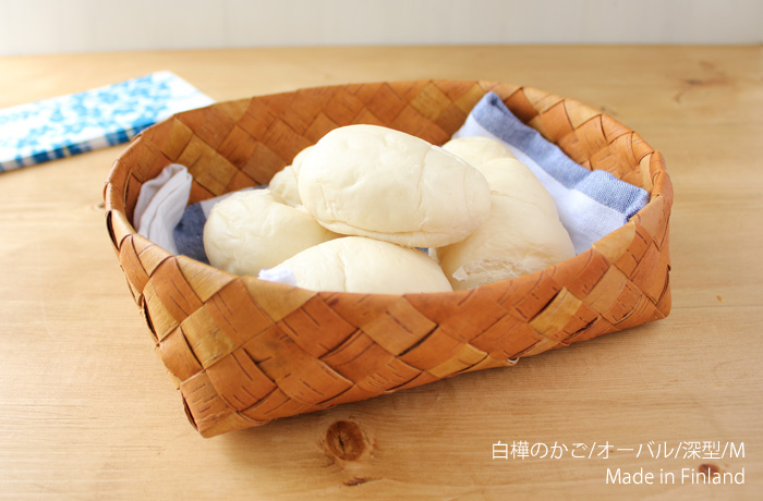 フィンランドの白樺のかご