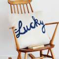LUCKYBOYSUNDAY/ラッキーボーイサンデー/クッションカバー（50cm）/Lucky（ブルー）