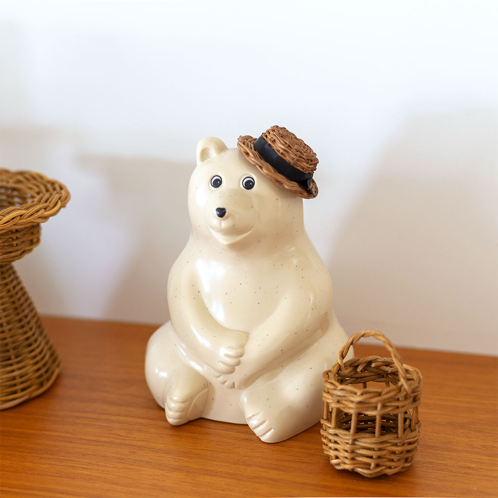 しろくま貯金箱｜Polar Bear Money Box 北欧雑貨 COMFOTA