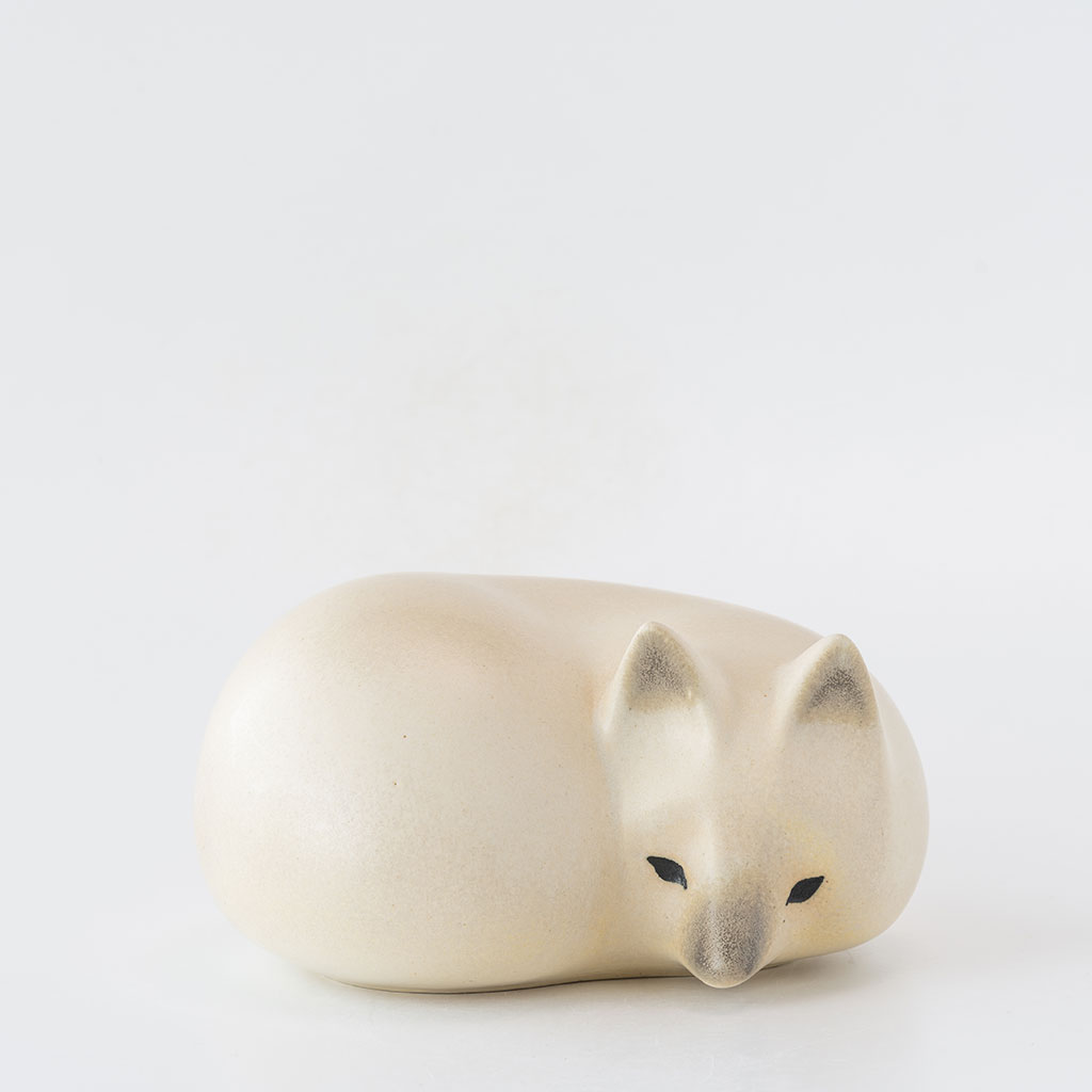 個別販売】Lisa Larson リサ・ラーソン｜FOX WHITE 白キツネ Lサイズ