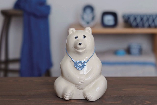 【数量限定】しろくま貯金箱（2019年限定 水引付き） Polar Bear Money Box