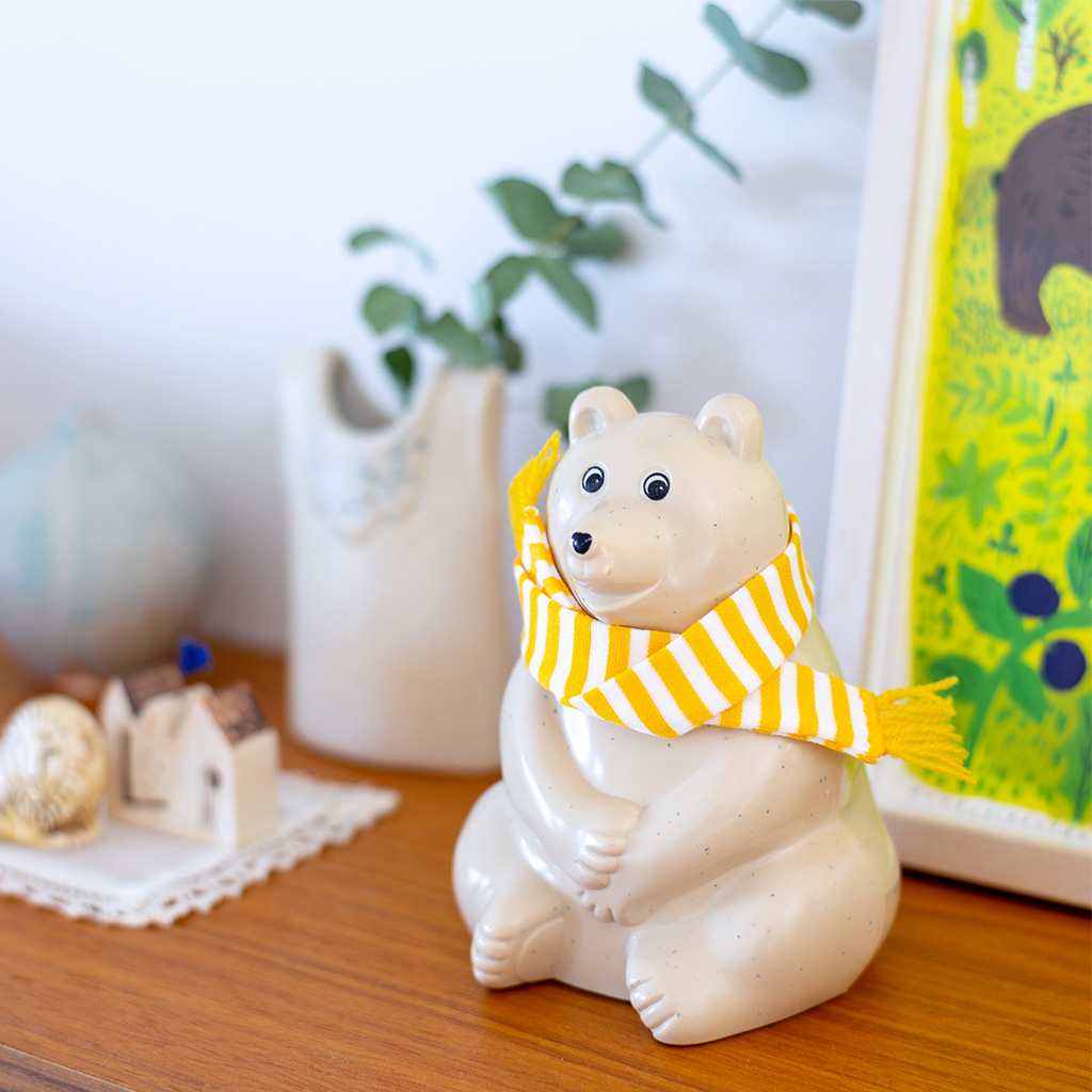 人気満点 白くま貯金箱 フィンランド Polar Bear Money BOX