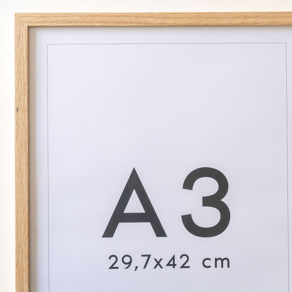 POSTER & FRAME｜木製ポスターフレーム オーク無垢材［A3］ COMFOTA