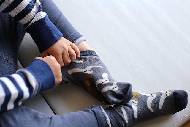socks appeal/mogu takahashi/ベビーソックス(sleeping rabbit)