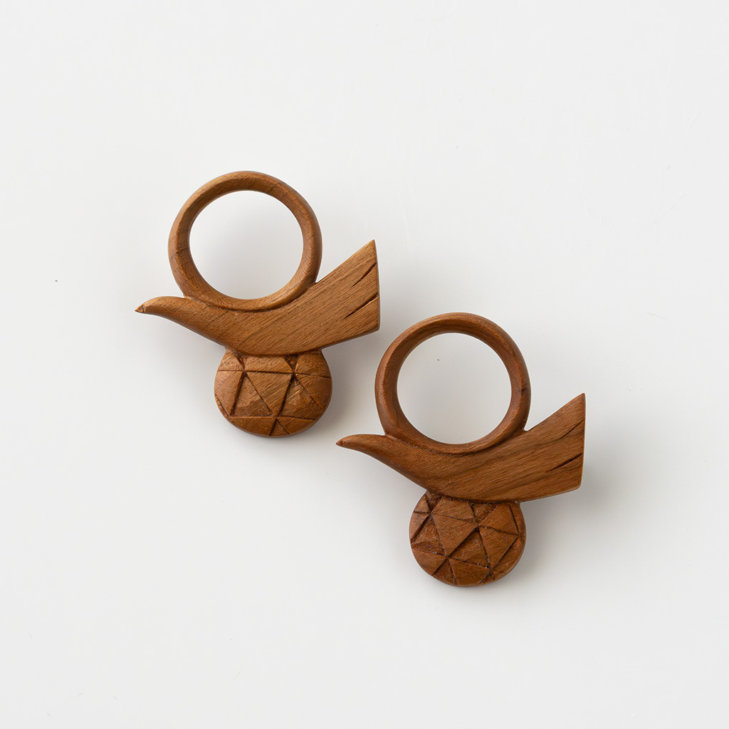 ao11｜ブローチ トキノトリ