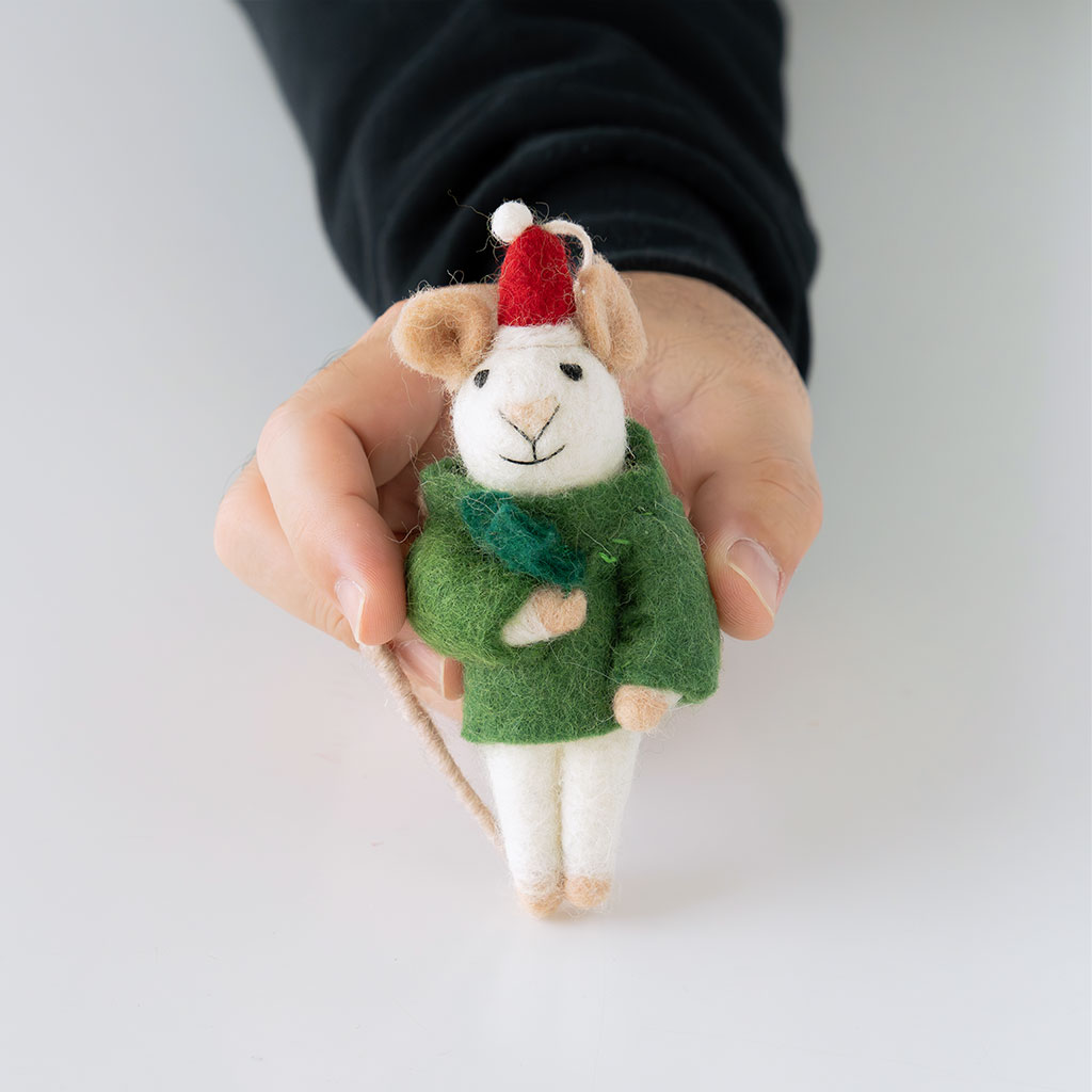A WORLD OF CRAFT｜オーナメント 07 MOUSE SANTA