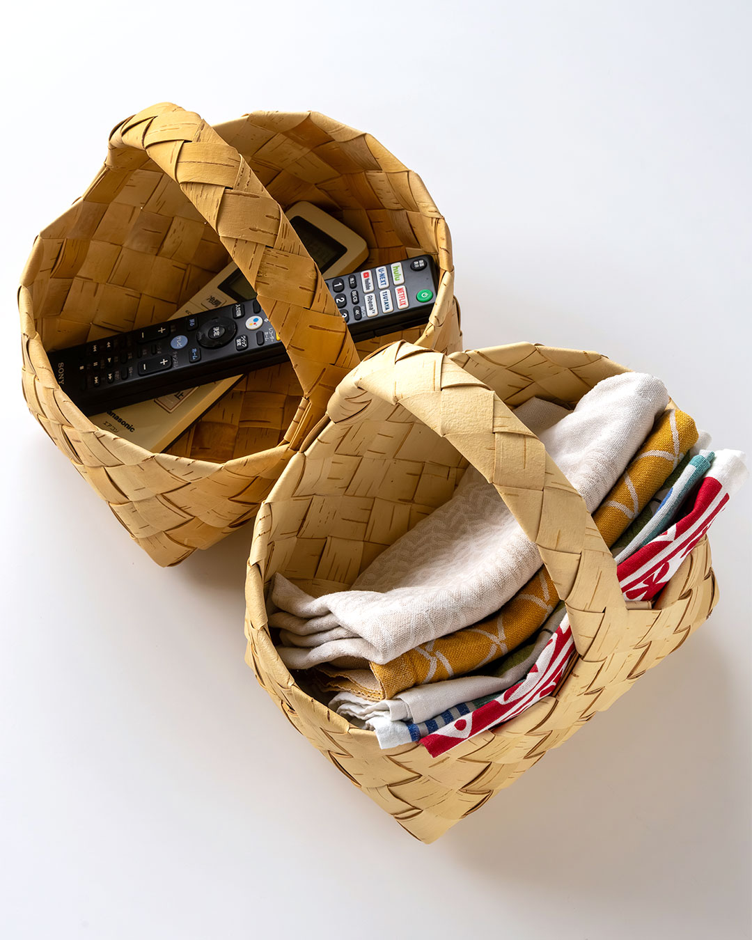 Naverslojd Bror 河内山淳子｜白樺のハンドルバスケット（L）