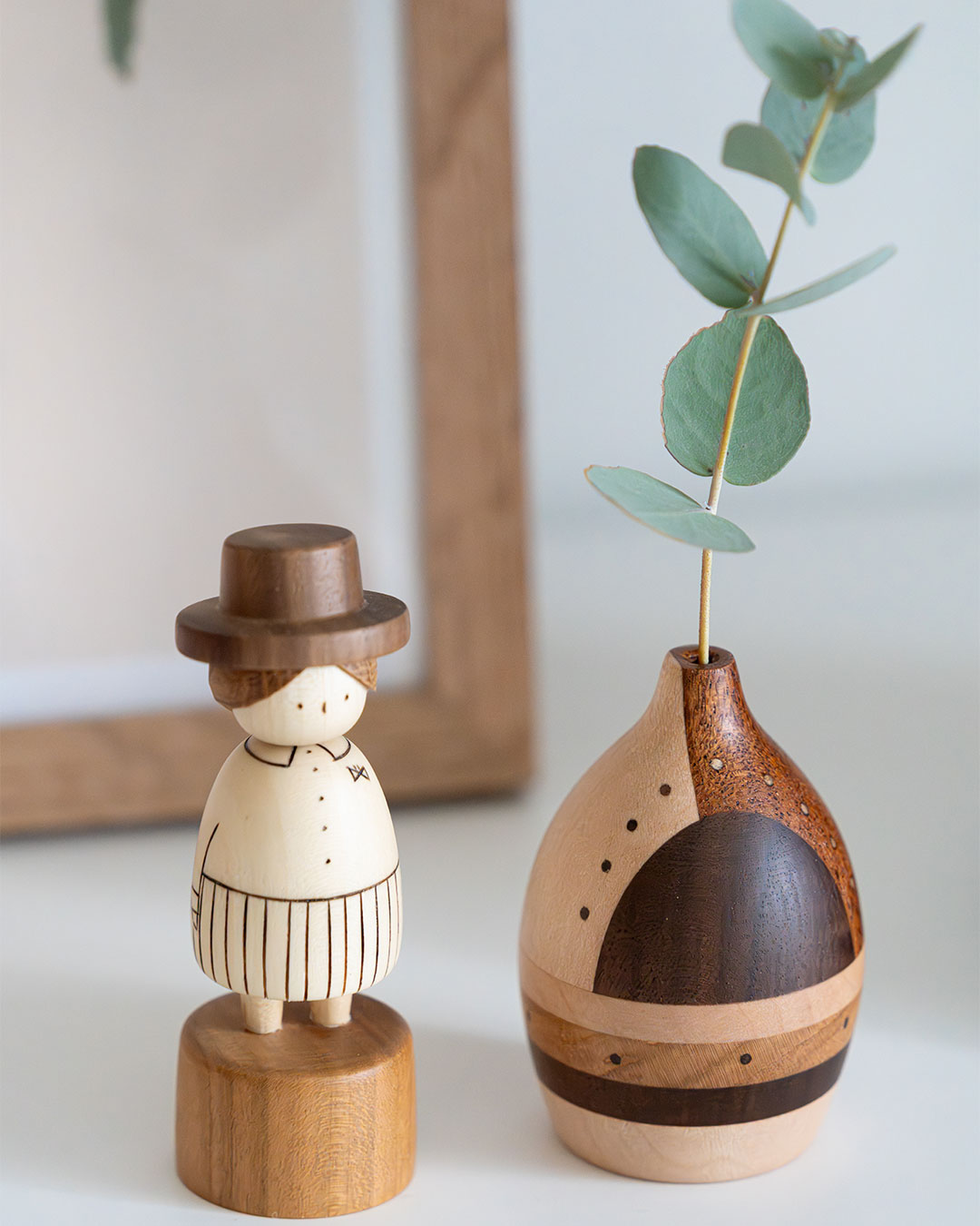 個別販売】木工房千舟｜宇宙ポッドの一輪挿し COMFOTA 北欧雑貨店