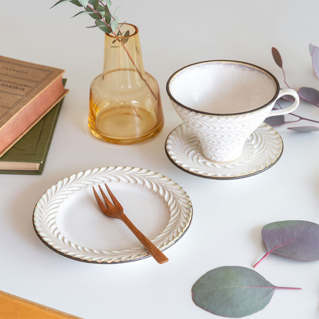 はしもとさちえ｜ティーカップ＆ソーサー（b）