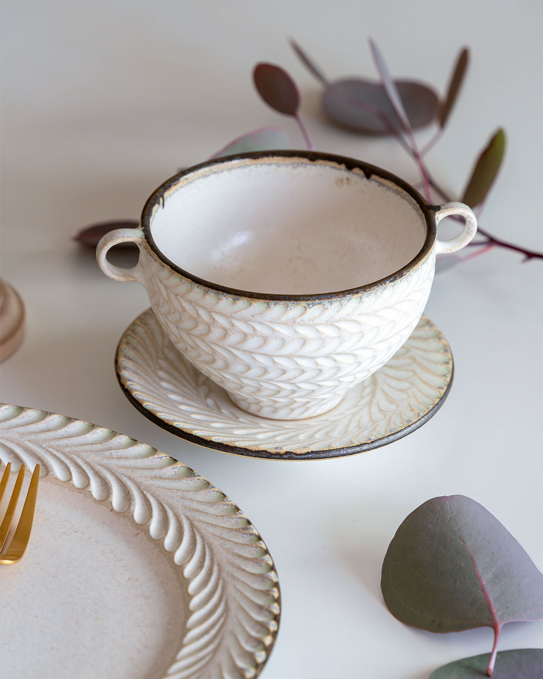 はしもとさちえ|ティーカップ&ソーサー(c)