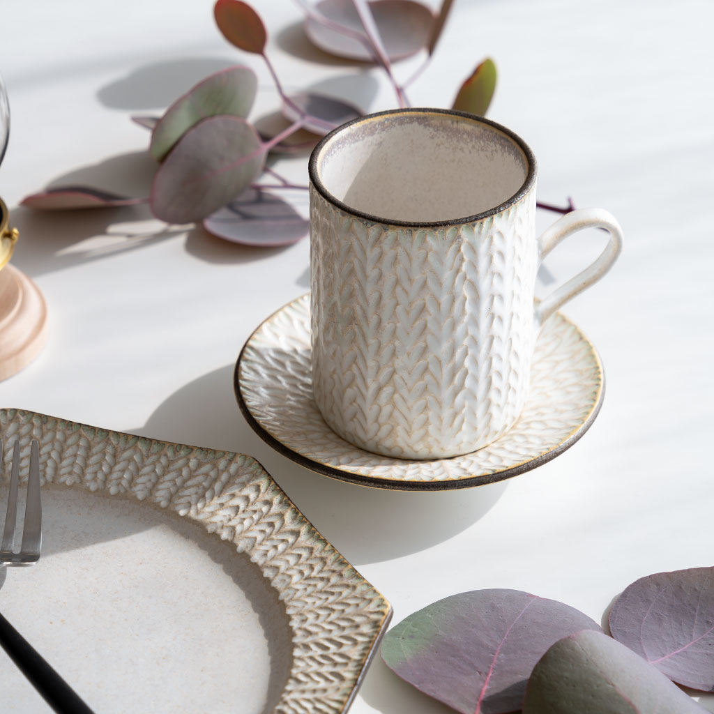 はしもとさちえ｜ティーカップ＆ソーサー（f）