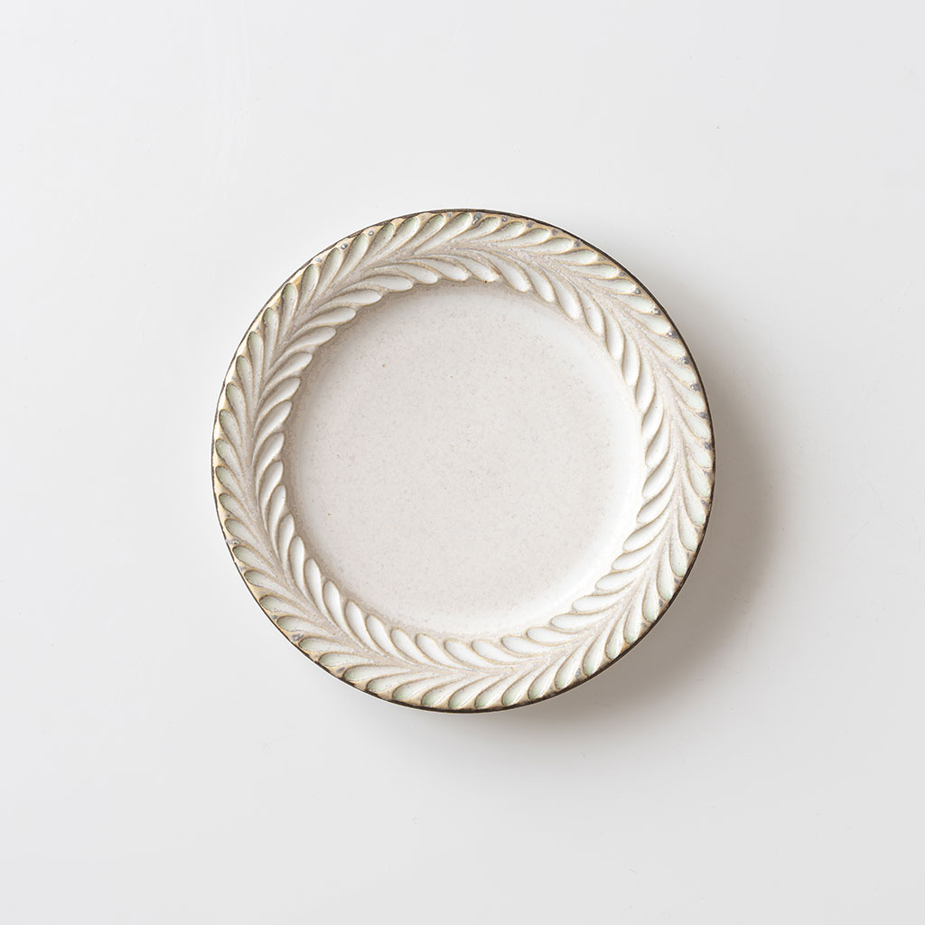 はしもとさちえ｜5寸リム皿