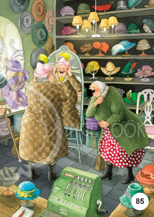 Inge Look インゲ・ルーク｜ポストカード Aunties（愉快なおばあちゃんたち）
