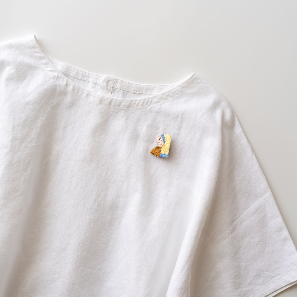 いとのきのした｜手刺繍ブローチ