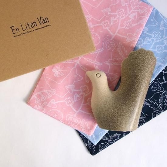 鹿児島睦 x Keramik Studion｜花瓶 En Liten Van(ハンカチ付き)