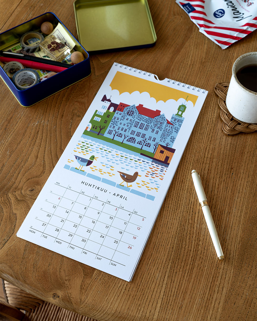 Kehvola Design ケフボラデザイン｜2026年カレンダー HELSINKI