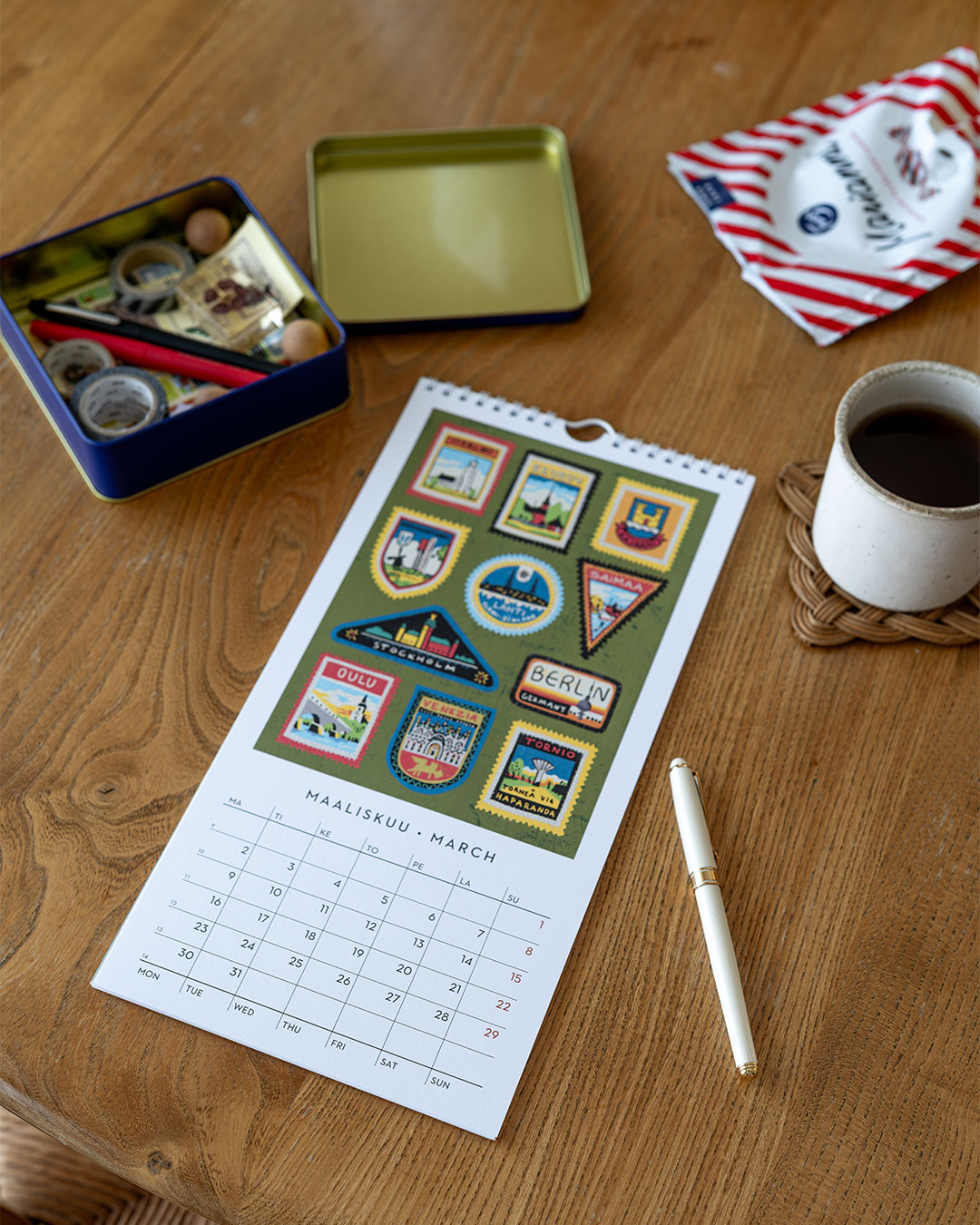 Kehvola Design ケフボラデザイン｜2026年カレンダー KOKOELMA COMFOTA