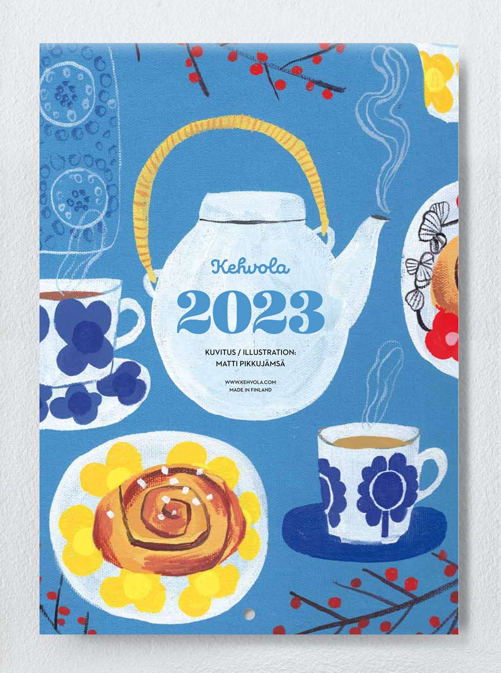 Kehvola Design/ケフボラ・デザイン/2023年カレンダー Kakkukahvit 2023