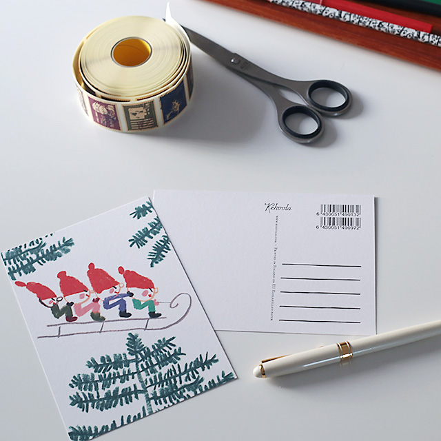 Kehvola Design ケフボラ・デザイン｜ポストカード マリカ・マイヤラ［クリスマス］