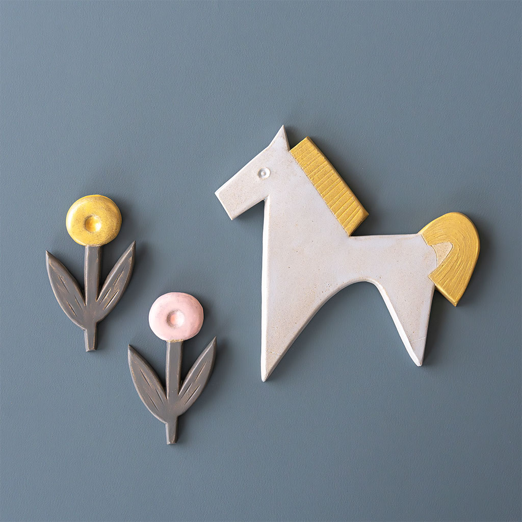 Kotikissa｜壁掛け 木馬