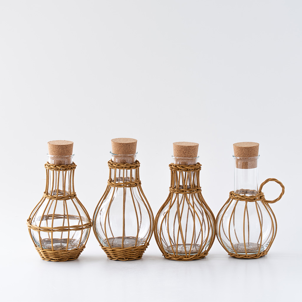 kuroshiro works｜ラタン フラワーベース