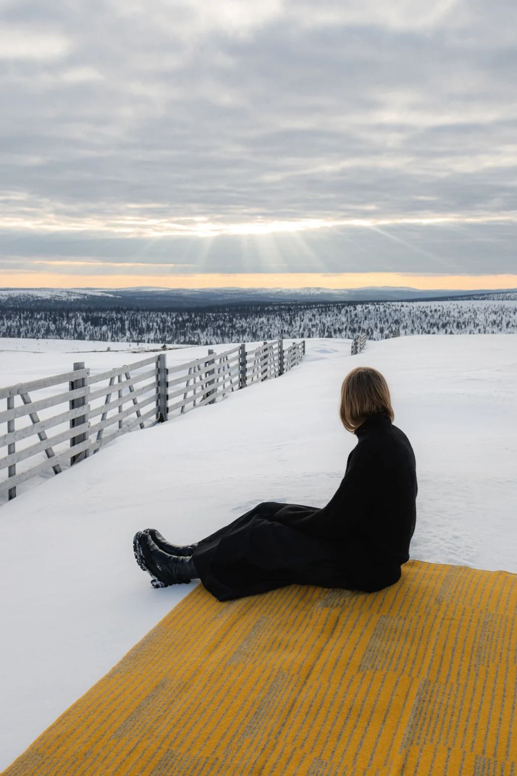 LAPUAN KANKURIT ラプアンカンクリ｜ブランケット（130x180cm）AURORA