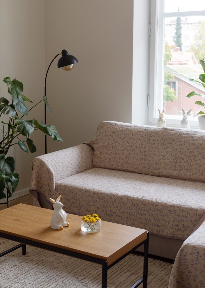 LAPUAN KANKURIT ラプアンカンクリ｜ウォッシュドリネンブランケット（145x260cm）MEIRAMI