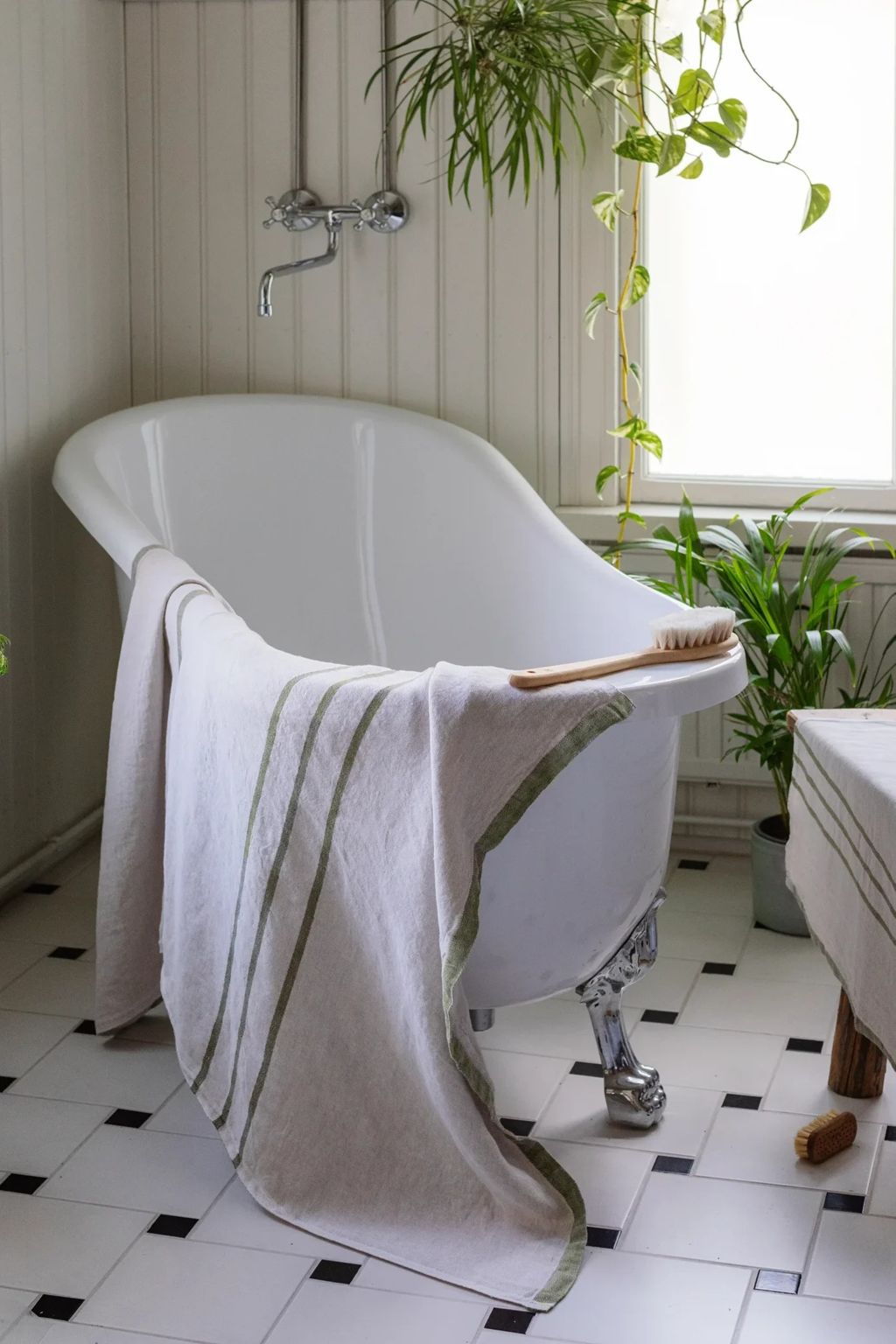 LAPUAN KANKURIT ラプアンカンクリ｜ウォッシュドリネンマルチユースタオル（95x180cm）USVA