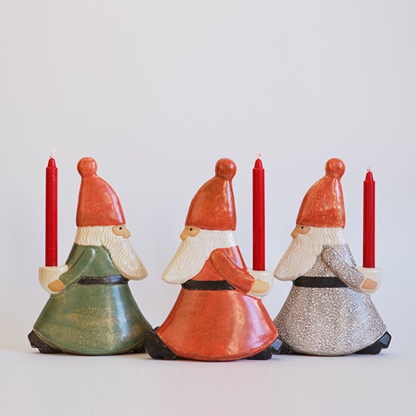 リサラーソン　ストレスサンタ　サンタクロース ストレスサンタ （リサ・ラーソン／Lisa Larson） フリーデザイン