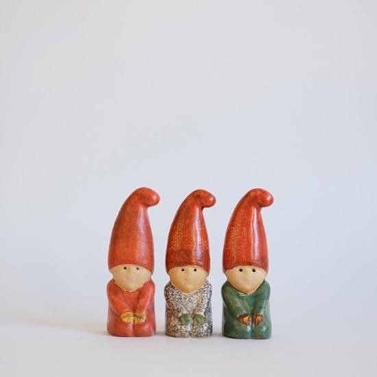 個別販売】Lisa Larson リサ・ラーソン｜KNEEING TOMTE おすわりトムテ