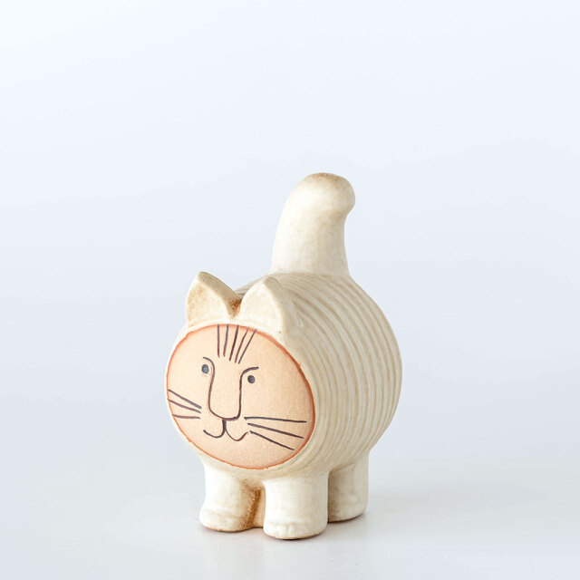 【個別販売】Lisa Larson リサ・ラーソン｜ディエチキャット DIECI CAT アイボリー