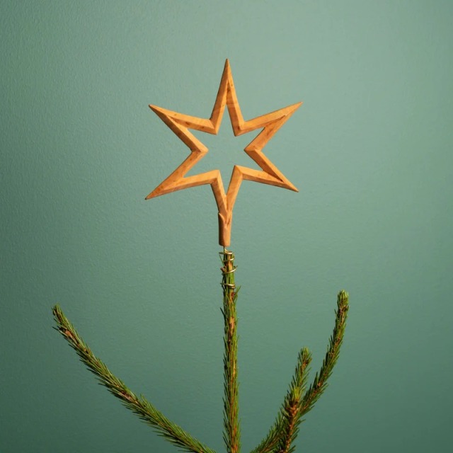 Mifuko ミフコ｜木製ツリートップ Christmas tree star