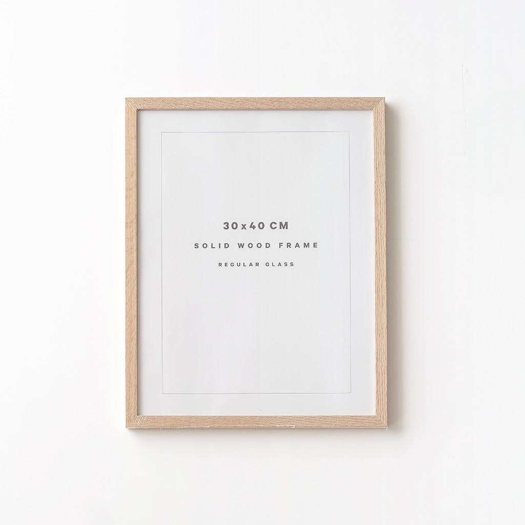 POSTER & FRAME ポスター＆フレーム｜木製フレーム［30×40cm］オーク