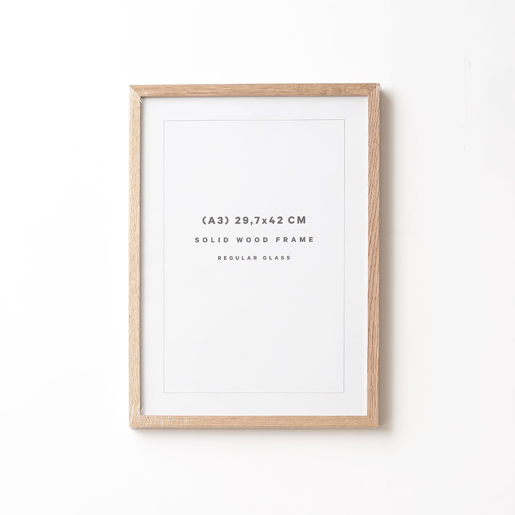 POSTER & FRAME ポスター＆フレーム｜木製フレーム［A3］オーク