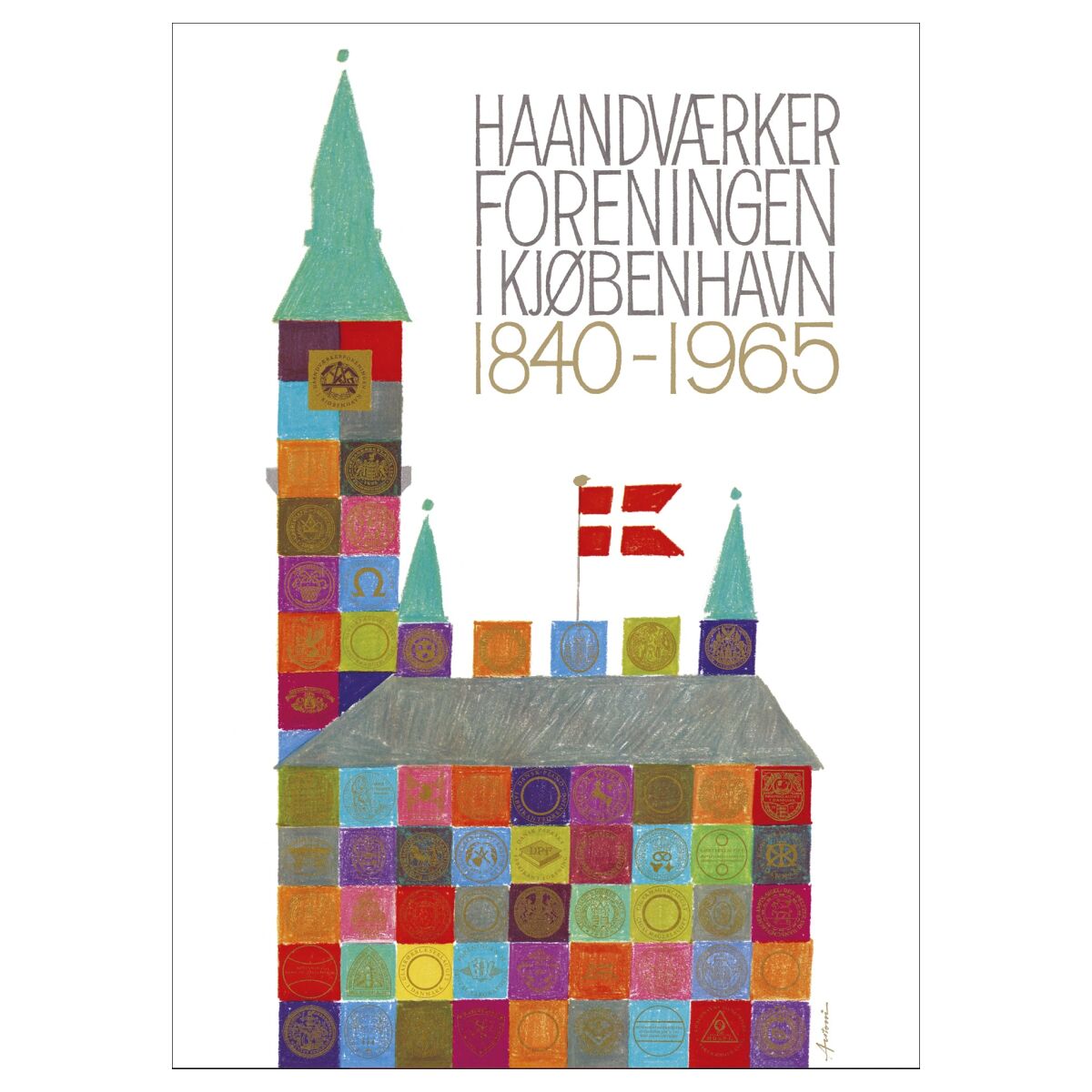 POSTER & FRAME|Ib Antoni|アートポスター Copenhagen City Hall