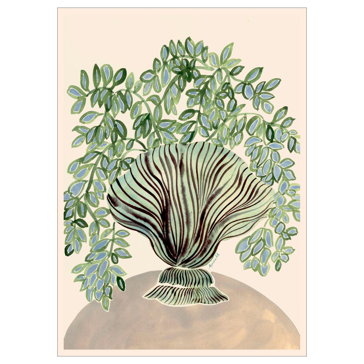 POSTER & FRAME ポスター＆フレーム｜La Poire｜アートポスター［A3］Shell Vase