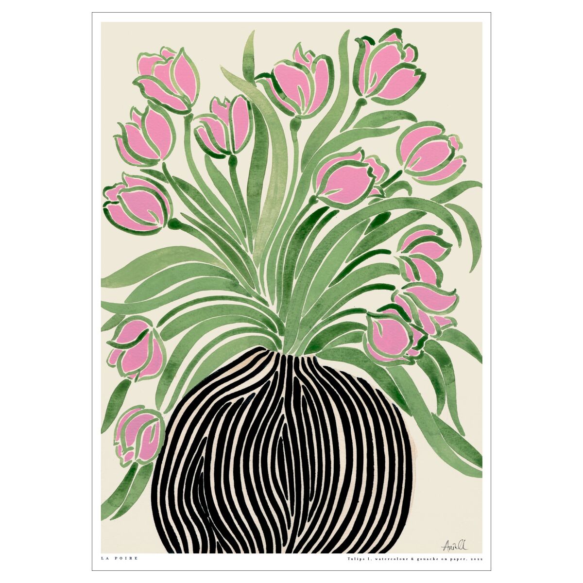 POSTER & FRAME ポスター＆フレーム｜La Poire｜アートポスター［A3］Tulips