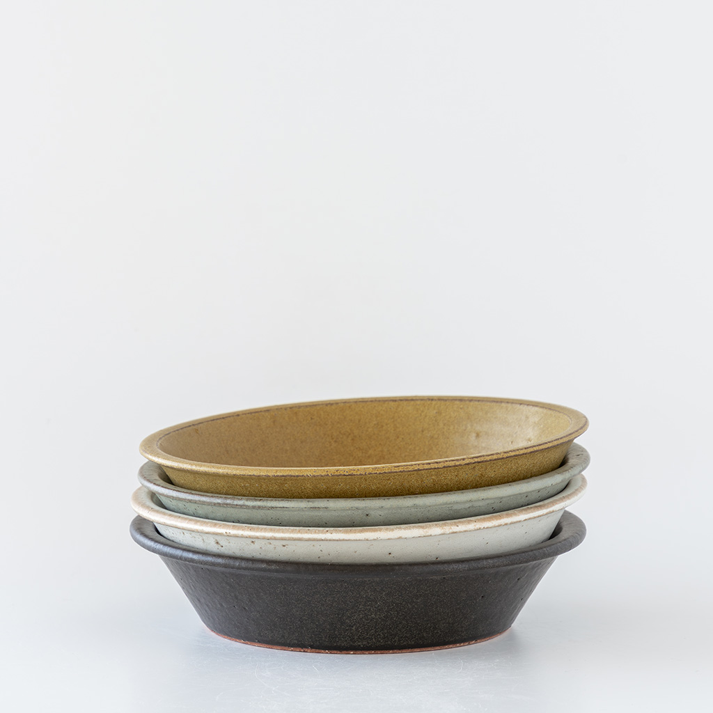 長谷川哲也 SHIROUMA｜浅鉢 18cm