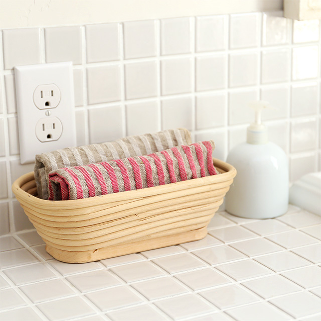 Vaxbo Lin ヴェクスボリン｜ハンドタオル LILLA STORM（スリーズ×ボルドー、ホワイト×ゴールド）